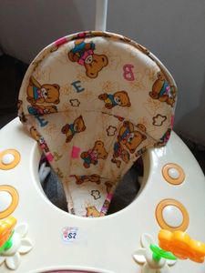 Baby Walker with Teddy Bear Print