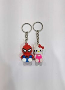 Spiderman & Hello Kitty Keychains 🕷🎀