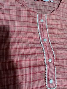 Vintage Welshire Plaid Top