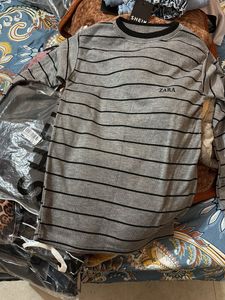 Zara Striped Knit Sweater