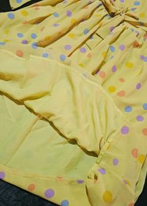 Yellow Polka Dot Dress
