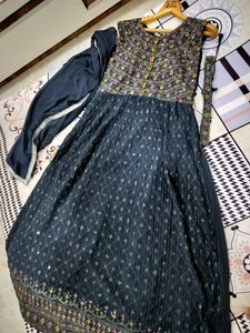 Grey Ethnic Gown