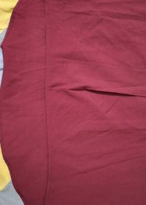 Burgundy Long Sleeve Top