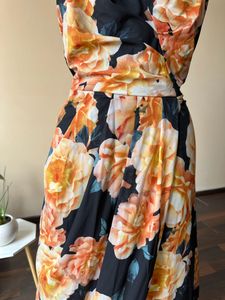 Floral Tube Gown (bust :46-48)plus Size