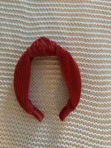 Orange Pleated Hairband
