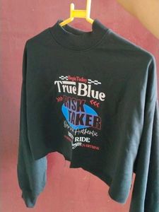True Blue Graphic Sweatshirt