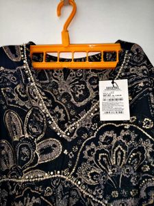 Elegant Paisley Pure Silk Salwar Suit 3pc Set
