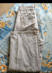 Blue &amp; Black Minimal Straight Jeans For Girls