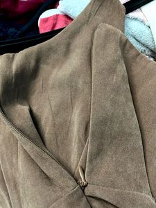 Brown Skater Dress