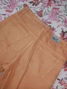 Tan Corduroy Pants - Wide Leg