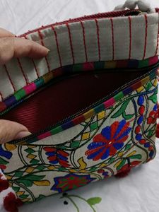Embroidered Sling bag