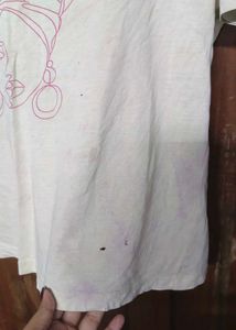 Yellow Graphic Print Tee