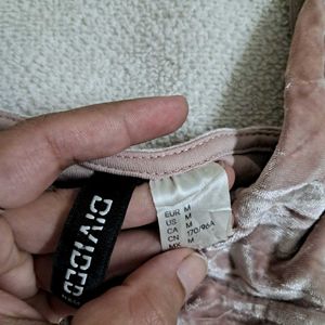 H&amp;M Velvet Bralette Top