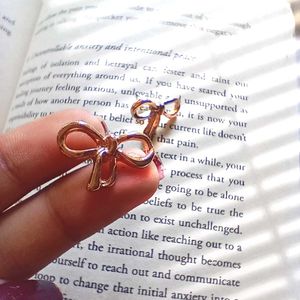 Korean Bow Earrings