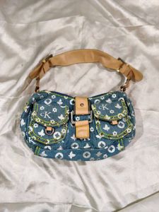 CK Denim Shoulder Bag