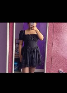 black dress combo