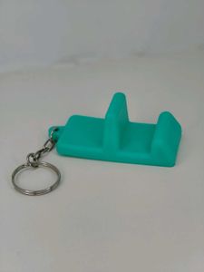 Colorful Phone Stand Keychains Set Of 3