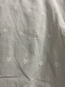 White Embroidered Pants