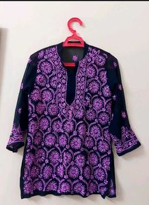 Embroidered Lucknow Kurti