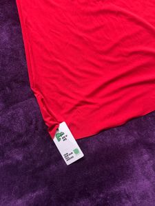 Elegant Red One-Shoulder Gown