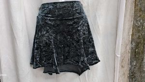 82310. Velvet Mini Skirt