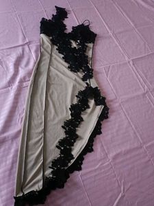 Lace Trim Bodycon Dress