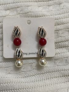 Elegant Pearl Drop Earrings