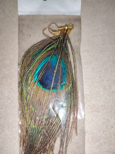 Peacock Feather Earrings
