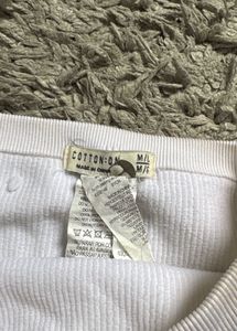 Cotton On Ribbed White Tube Top
