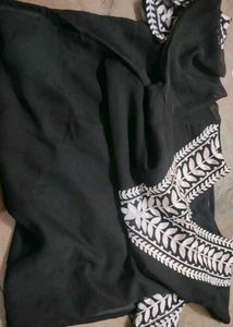 Embroidered Black Shalwar Kameez Suit