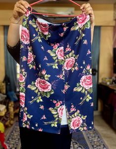 Pencil Midi Skirt Peplum Top Coord-Scuba Material