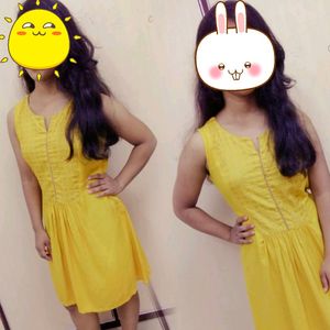 yellow stylish midi