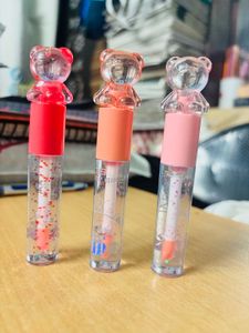 Cute Bear Lip Gloss Set