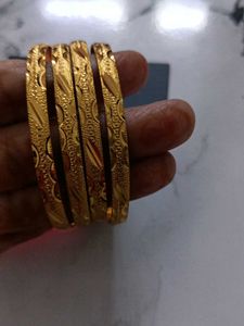 Artificial Gold Bangle Set of four
