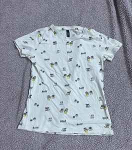 Cute Graphic Print Tee