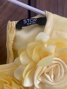 Cute Yellow Flower Dress