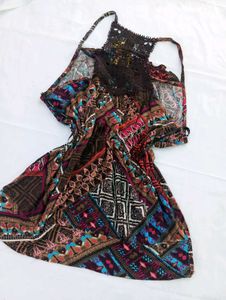 Top With Back Net Design