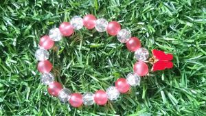Pink Beaded Bracelet