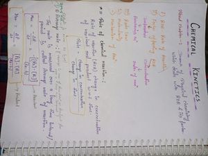Chemistry 12 Notes