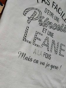 Cute White Graphic Tee