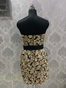 Floral Strapless Dress