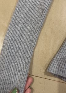 Hilfiger Denim Gray Long Sleeve Top