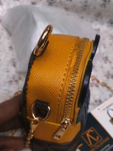 Minion Inspired Crossbody Bag+ pouch