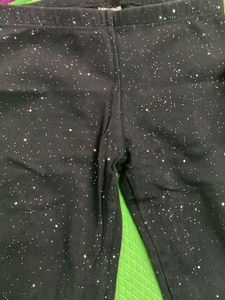 Black Glitter Jeggings 1-4 Years