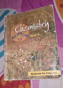 Textbook For Class 12th (Chemistry)