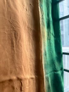 Green And Dull Orange Dupatta