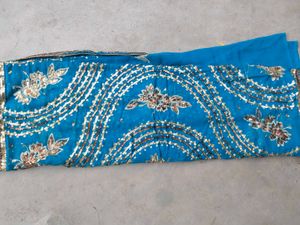 Blue Sequin saree 💥💥♥️♥️