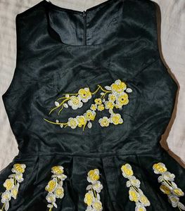 Black Floral Dress