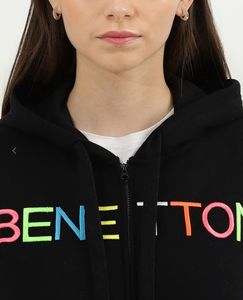 Benetton Zip Up Hoodie