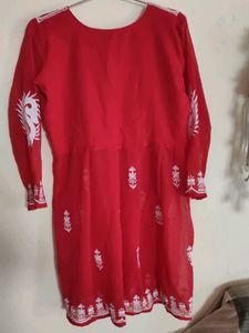 2 combo kurtis red &amp; black